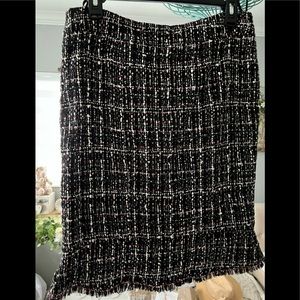 Chanel tweed skirt